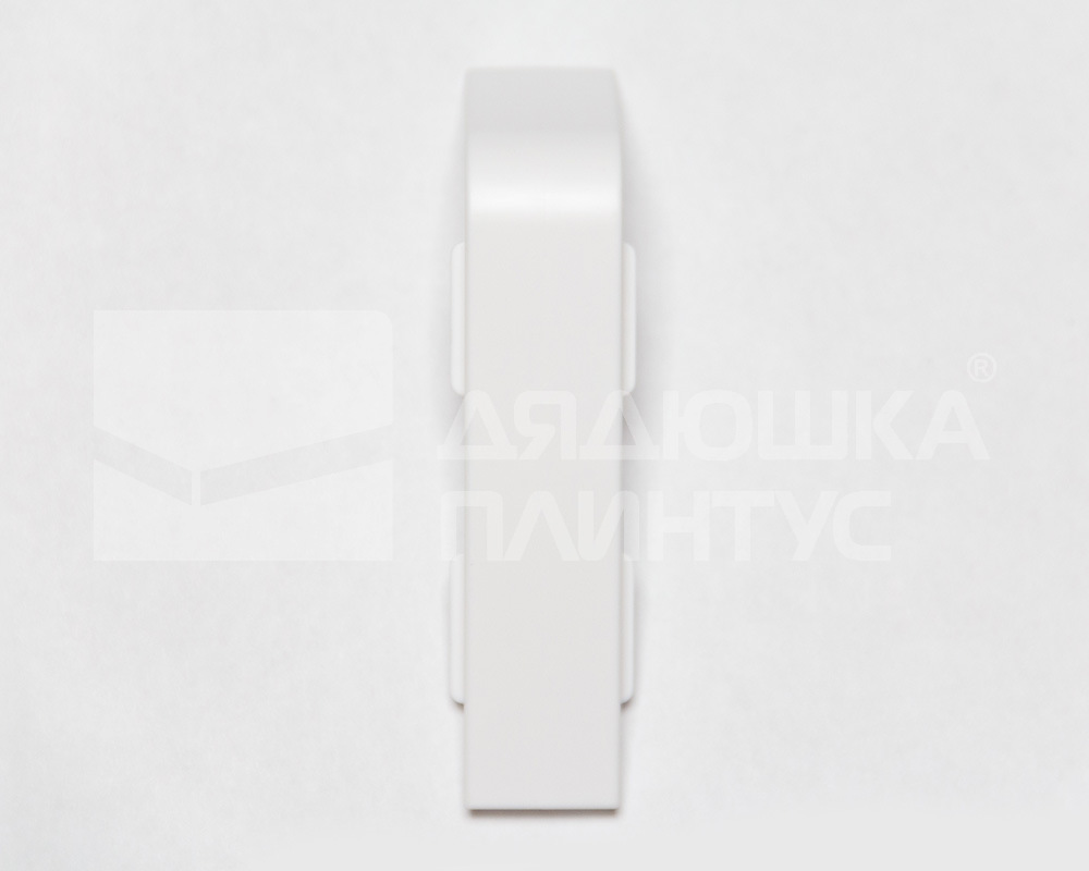 Соединитель для плинтуса ПВХ Аква37 37мм Белый