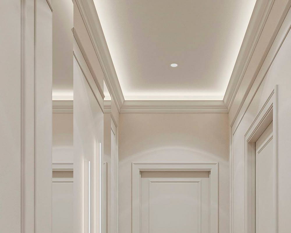 Карниз потолочный NMC LX-110R 80*80мм 2м