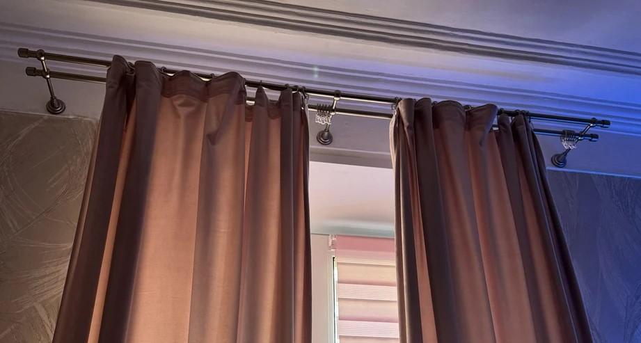 Карниз двухрядный кованый УЮТ d16мм 2,4м Бронза