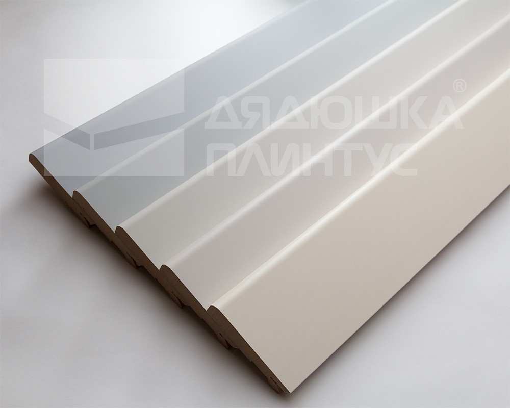 Плинтус МДФ Лука Пл 80МДФ.2700.Point line 24012 Дуб светло-серый