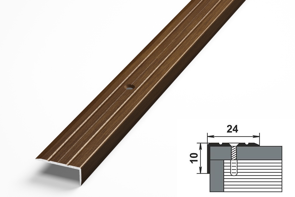 Порог угловой ПУ 01.1800.094 Венге