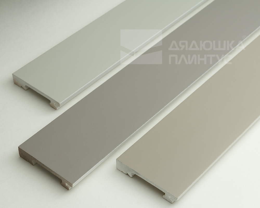 Плинтус из полистирола высокой плотности Волшебная Палочка. Окрашенная. 80мм 2м. NCS 1002-Y50R