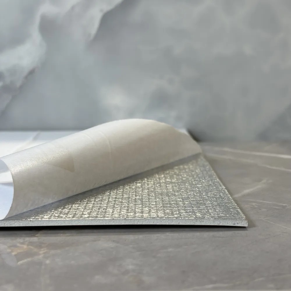 Панель самоклеющаяся ПВХ 300х300 мм 6шт/уп Мрамор Нова Грета. Цена указана за 0,54 м²