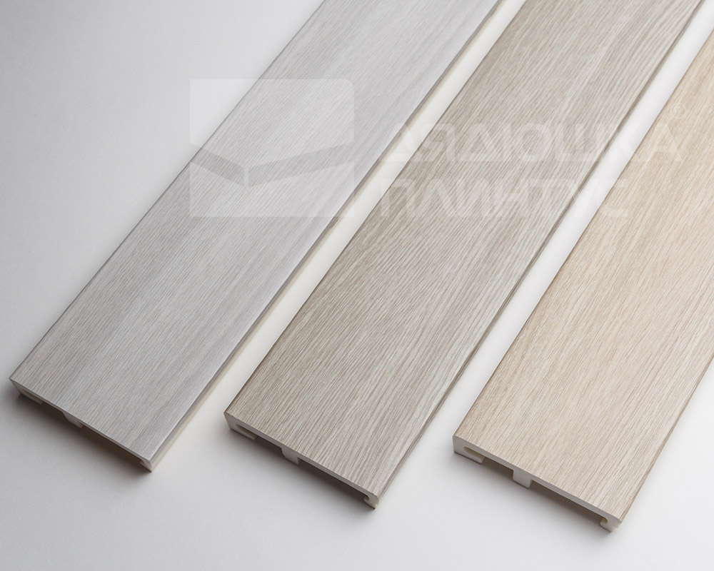 Плинтус напольный Salag Alpha 80 Королевский Дуб 2,4м