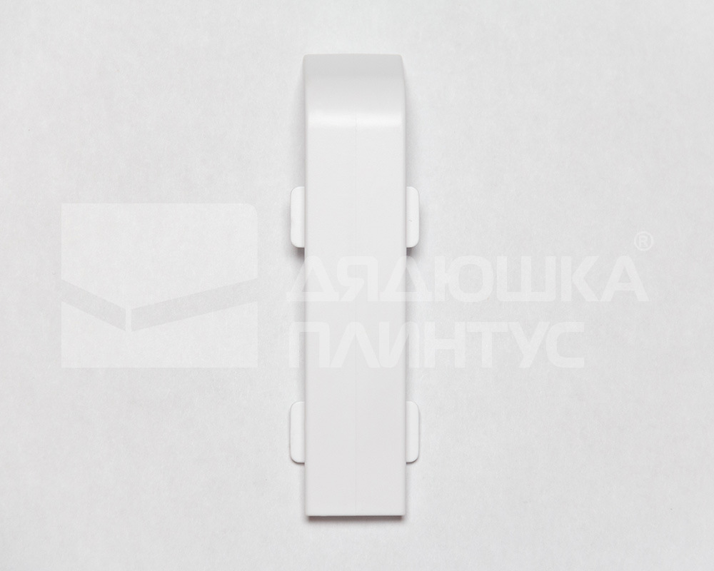 Соединитель для плинтуса ПВХ Аква20 20мм Белый