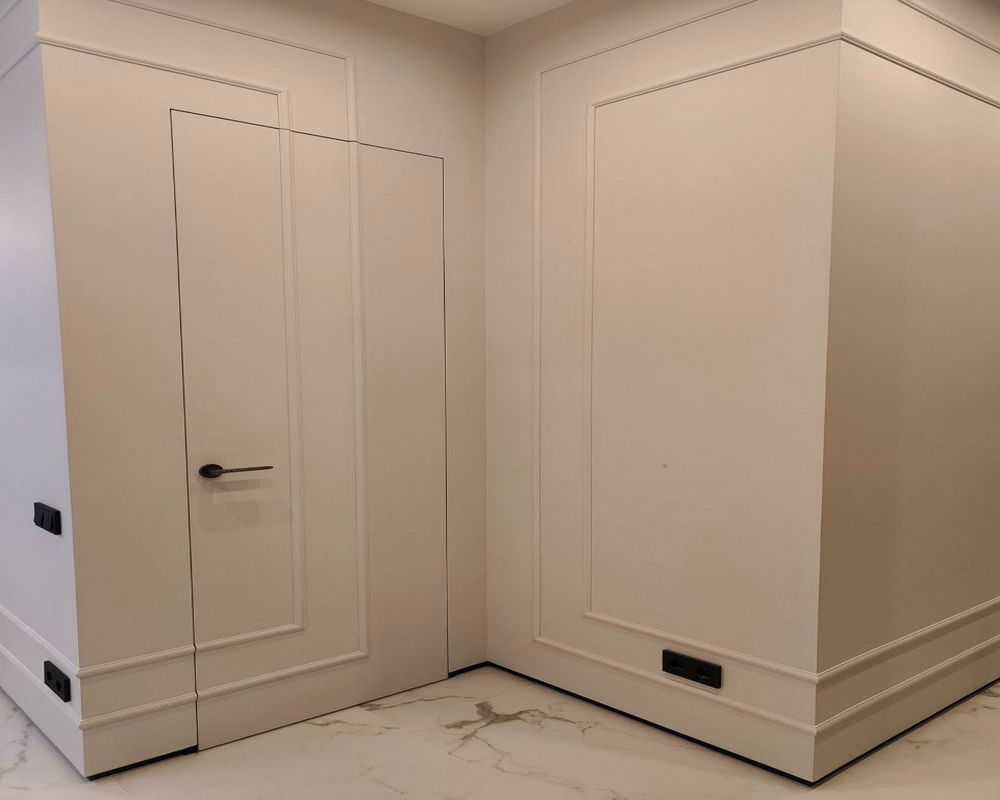 Плинтус из полистирола высокой плотности NMC Wallstyl FL6 Белый