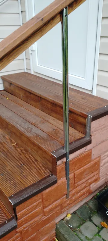 Порог угловой ПУ 02.900.04л Бронза