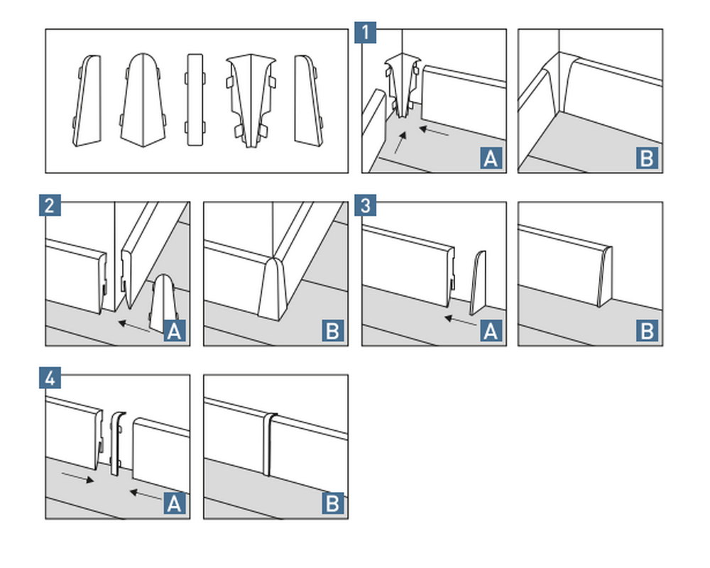 Плинтус Arbiton VIGO60 159 Дуб Ньюпорт 2,2 м