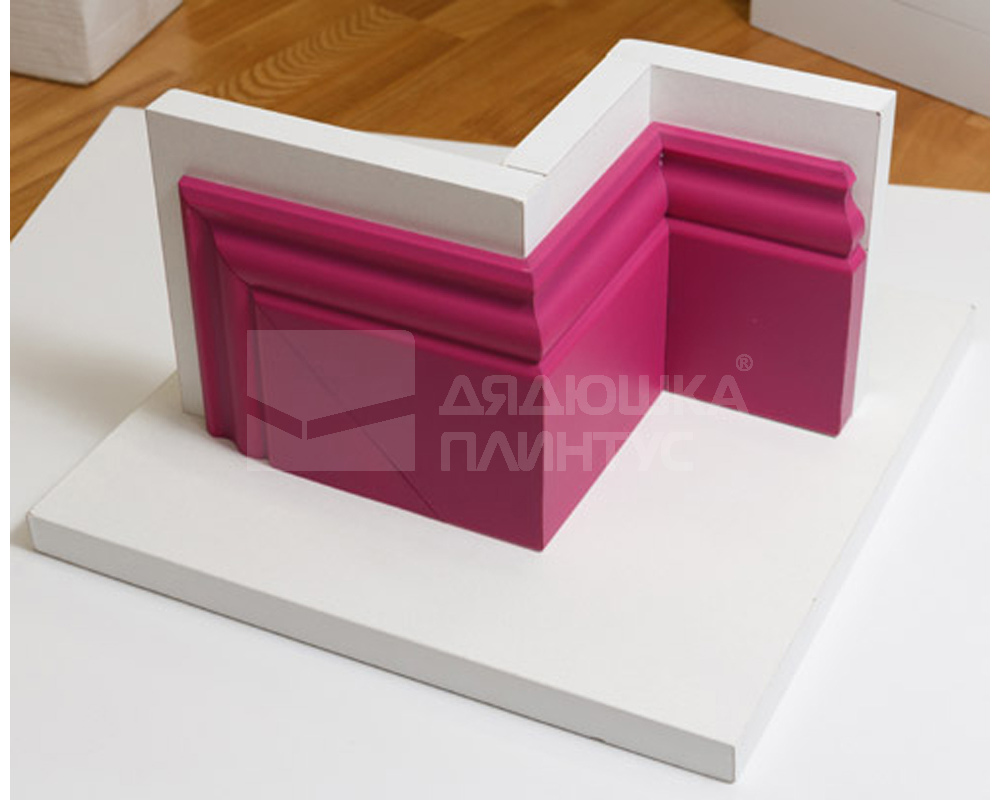 Плинтус из полистирола высокой плотности NMC Wallstyl FD11 Белый