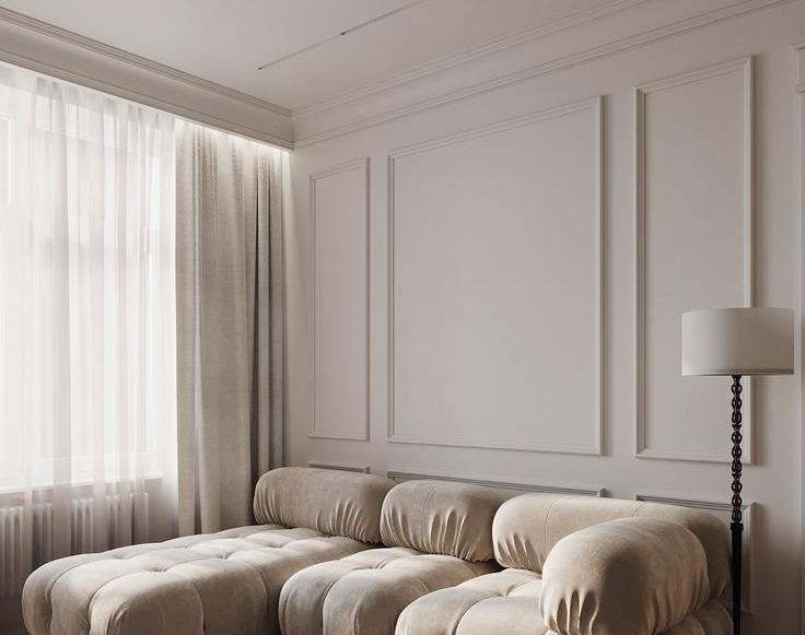 Молдинг из полистирола высокой плотностипод подсветку NMC IL12 Wallstyl 25*20*2000