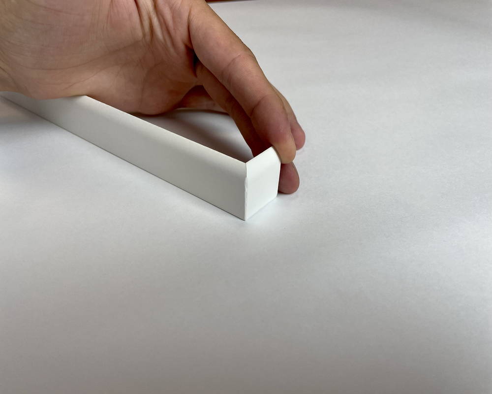 Плинтус ХДФ Dollken FL 25мм х 5мм х 2,5м 1013 (5012) Белый