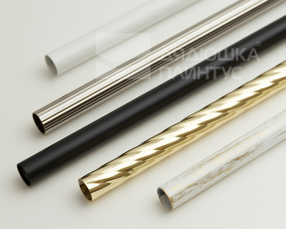 Карниз двухрядный кованый УЮТ d25мм 2,4м Сталь