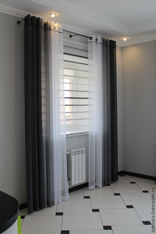 Карниз двухрядный кованый УЮТ D25мм 2,4м Черный