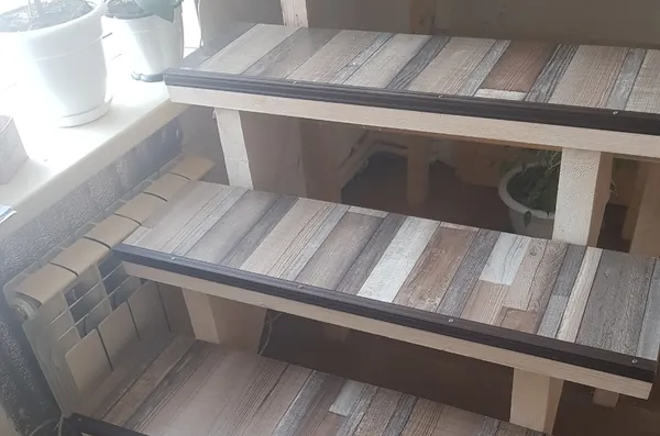 Порог угловой ПУ 05.1800.088 Орех