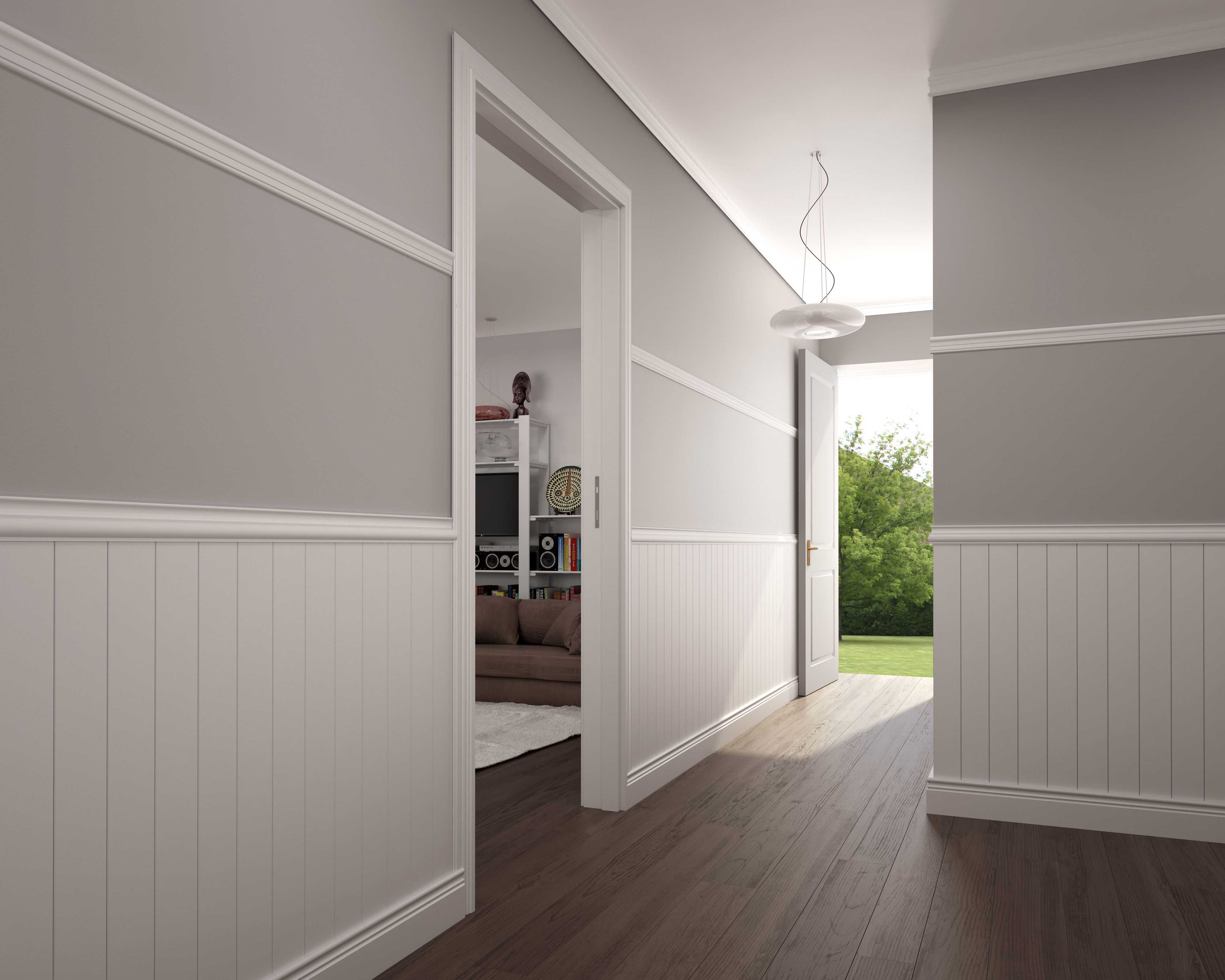 Плинтус МДФ Лука Пл 100-3МДФ.2700.Point line 24016