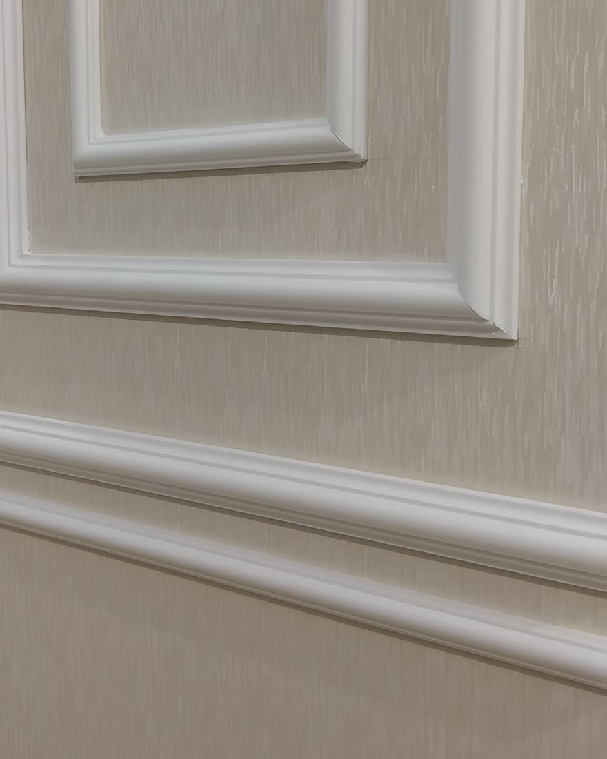 Молдинг из полистирола высокой плотности NMC Wallstyl WL1 Белый