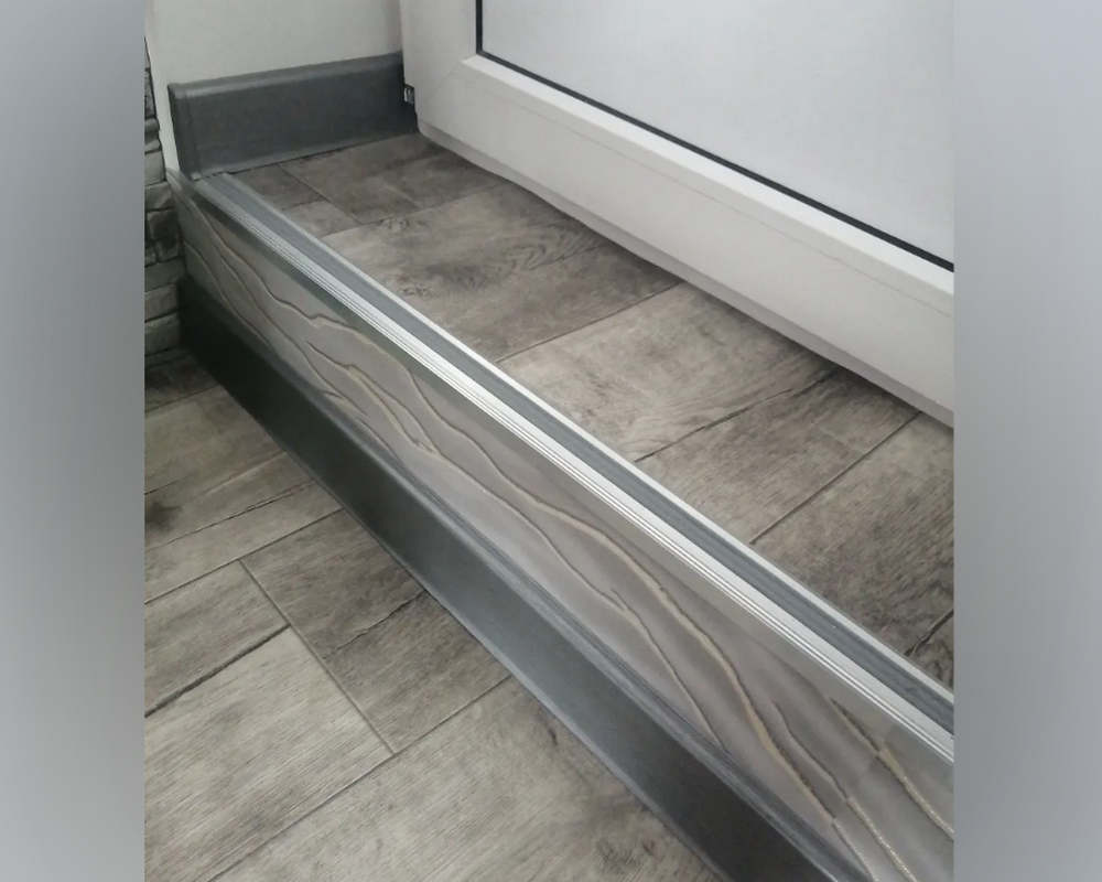 Порог одноуровневый ПС 08.2700.03 Шоколад