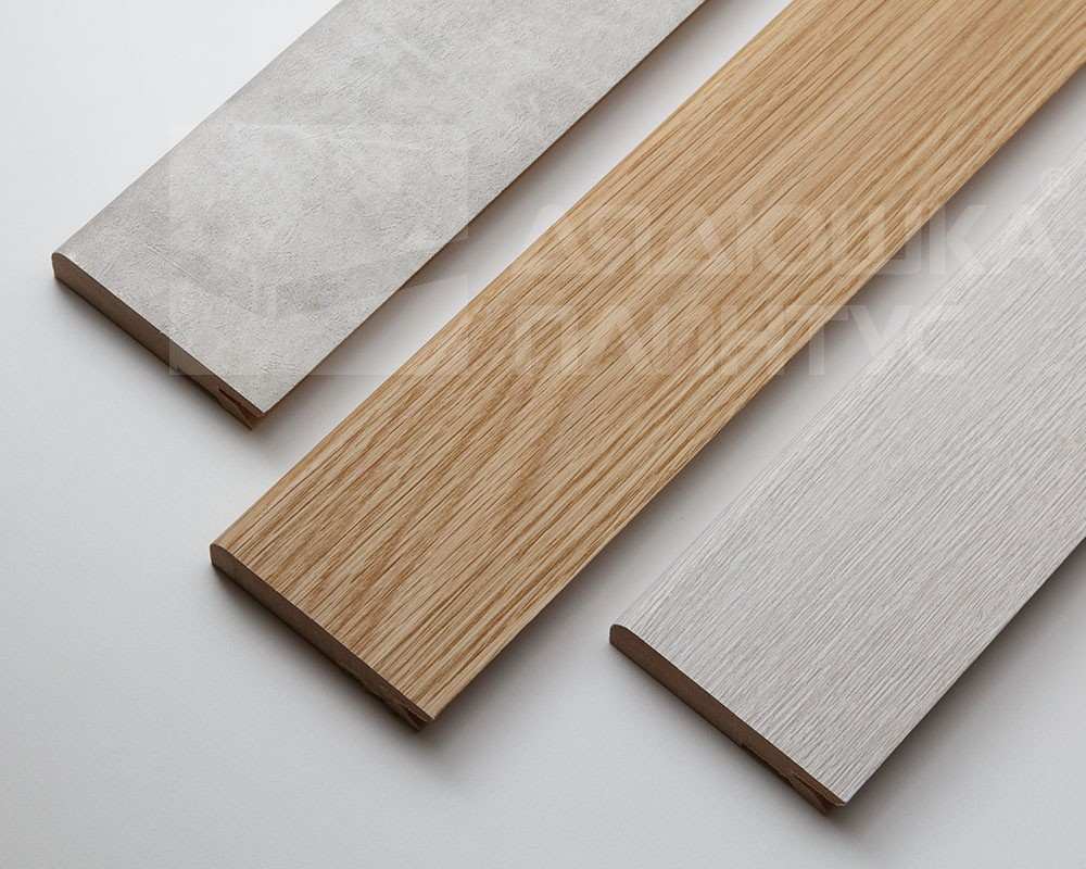 Плинтус МДФ Лука Пл 100-1МДФ.2700.Point line 24087 Дуб беленый