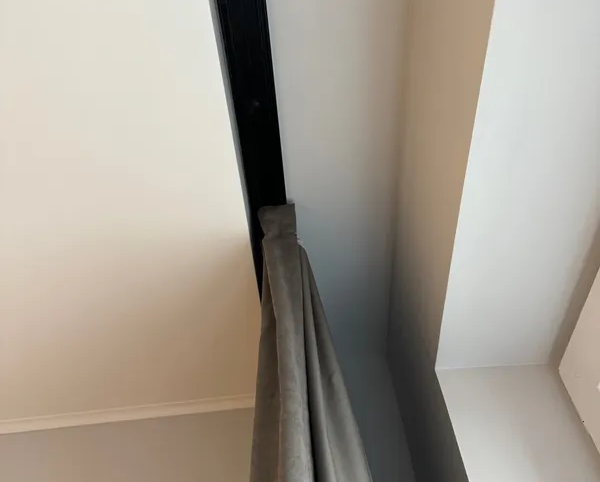 Карниз Шина черный комплект 3-х ряд ПВХ Волшебная палочка 4,0м