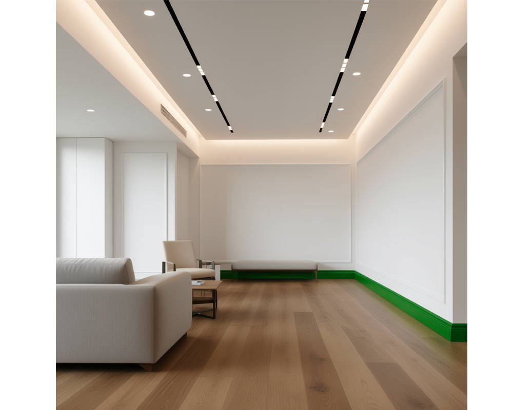 Плинтус ПОЛИСТИРОЛ HI WOOD B180V2 180мм х 24мм х 2,0м. Окраска включена в стоимость