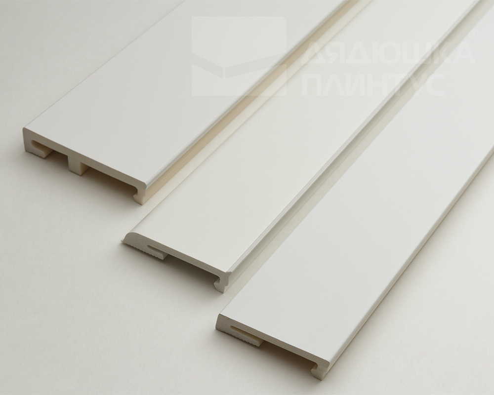 Плинтус напольный Salag Alpha 80*16*2400 мм AP81M3 Чёрный