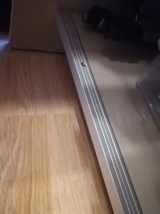 Порог угловой ПУ 03.1800.04л Бронза