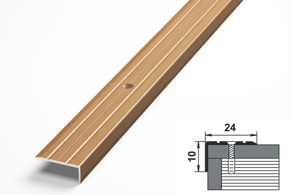 Порог угловой ПУ 01.900.083 Бук