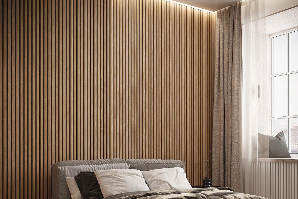 Панель вспененный полистирол ГРЕЙС 3D RAIL 120*2700 мм. Клен