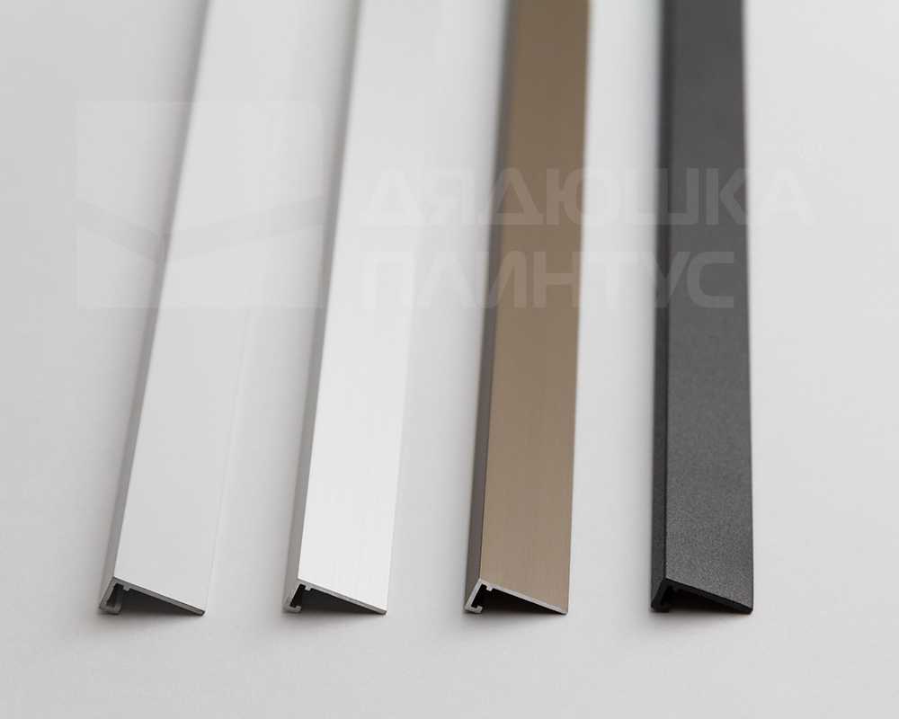 Микроплинтус AL16X5-03 16х6х2000мм Чёрный