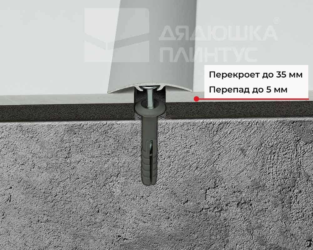 Порог одноуровневый ПС 04-3.1800.057 0,9 м Бетон айс