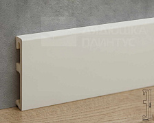 Плинтус напольный Salag Alpha 80*16*2400 мм AP81U1 Белый