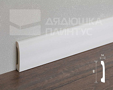 Плинтус из полистирола высокой плотности HI WOOD B70V2 69мм х 14мм х 2,0м.