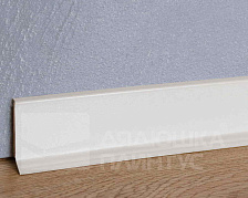 Плинтус ХДФ Dollken S60 60 мм х 2,575м 1248 Бело-серый